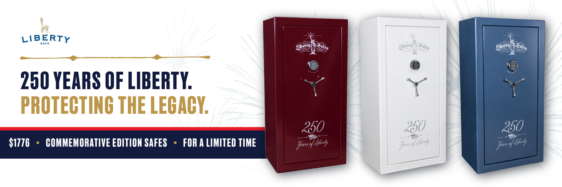 250th Commemorative Edition Safes from Liberty Safe Maple Grove your Liberty Safe dealer in Minneapolis
